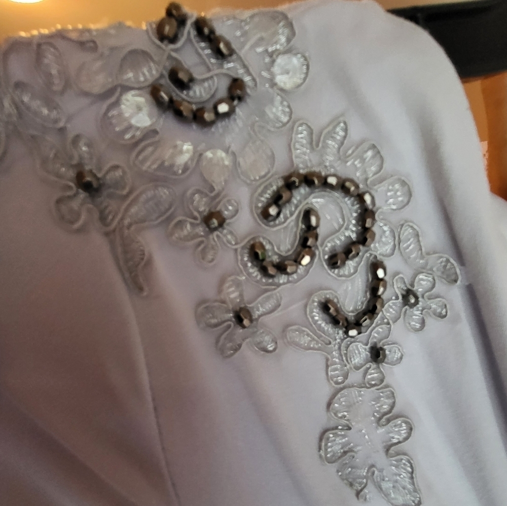 Gorgeous Light grey semi-formal dress - Picture 7 of 8